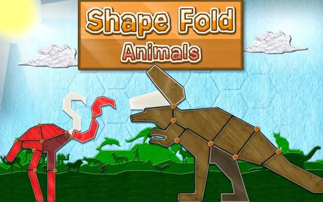 Shape Fold Animals android App screenshot 1