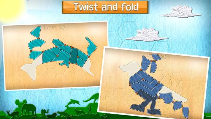 Shape Fold Animals android App screenshot 22