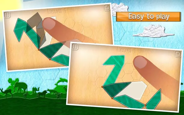 Shape Fold Animals android App screenshot 2